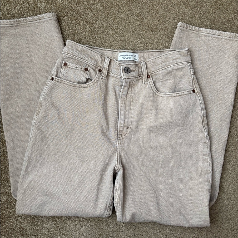 Abercrombie & fitch curve love jeans size 28/6